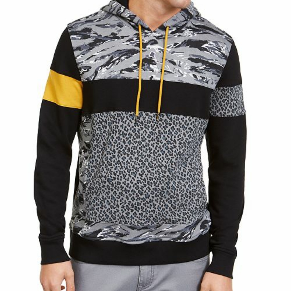 INC International Concepts Men's Mashup Hoodie